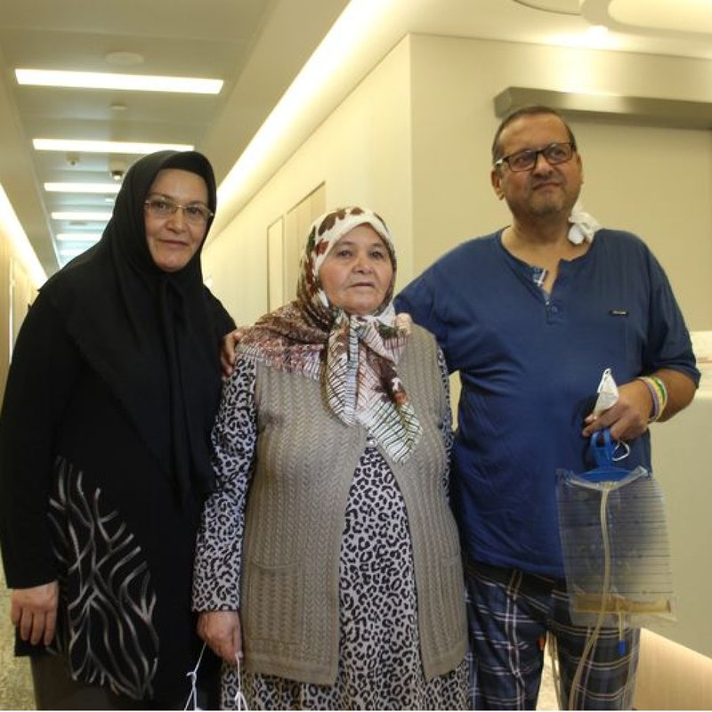 Damadına böbrek vermek: için 15 kilo verdi