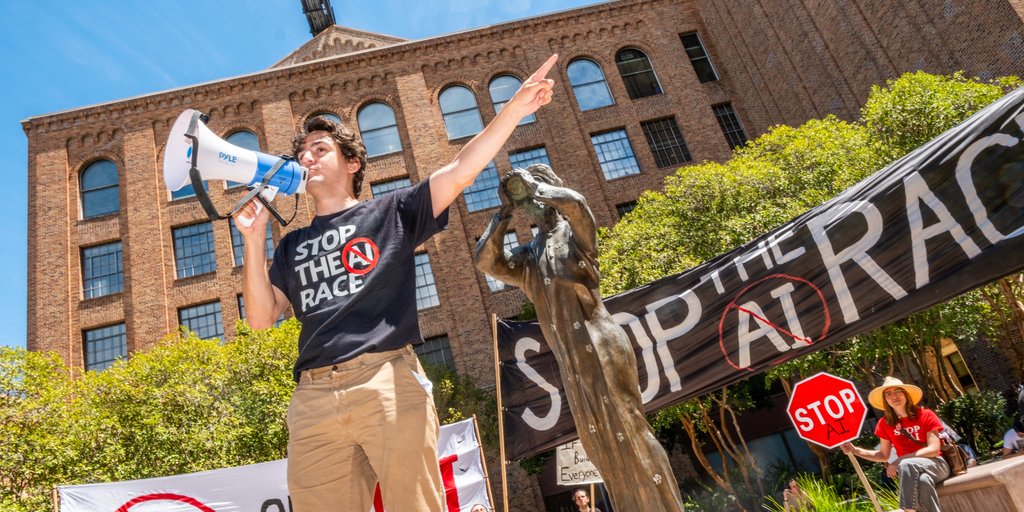 Protesters March on OpenAI, Anthropic, and: Google DeepMind Demanding AI Development Pause