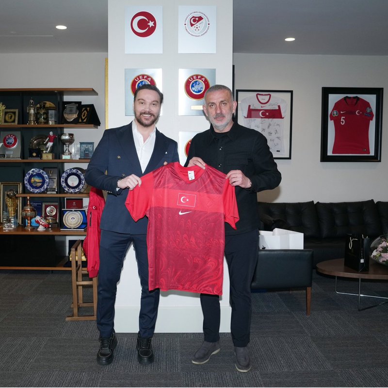 TFF Başkanını ziyaret etti