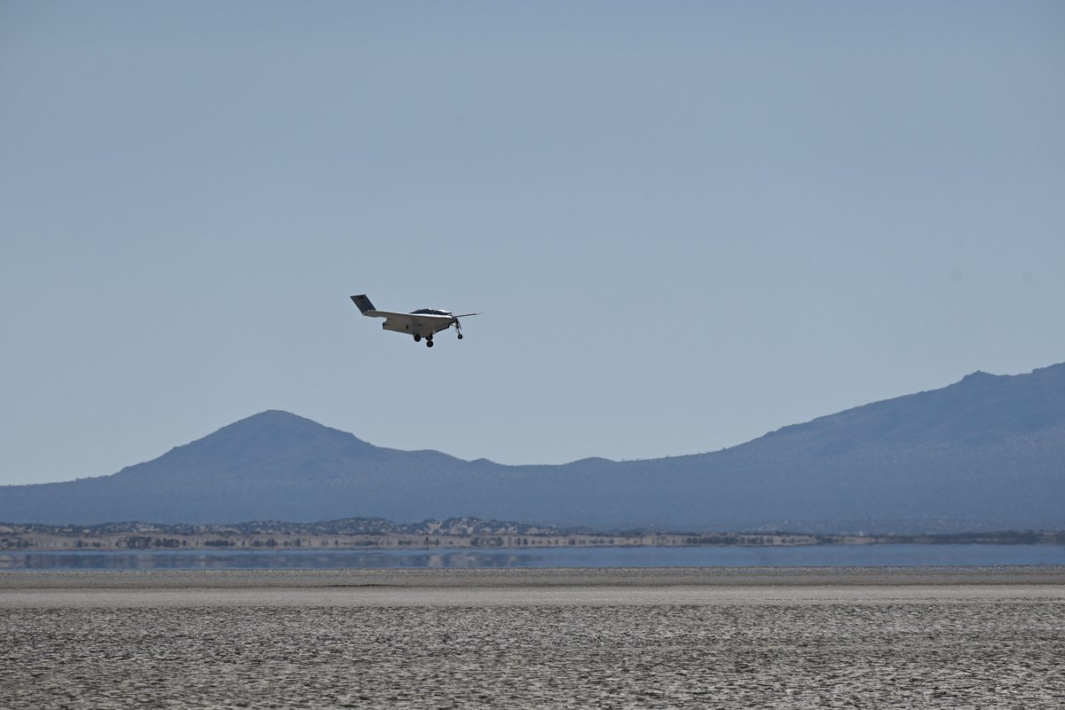 The US military flew an experimental, hybrid-electric: stealth drone shaped like the B-2 Spirit