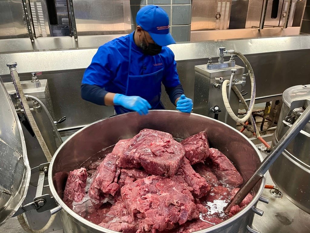 I visited the Rikers jail kitchen.: I left shaken by what I'd seen.
