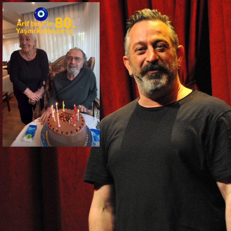 "Arif Bey, sekseninci doğum gününü kutluyor"
