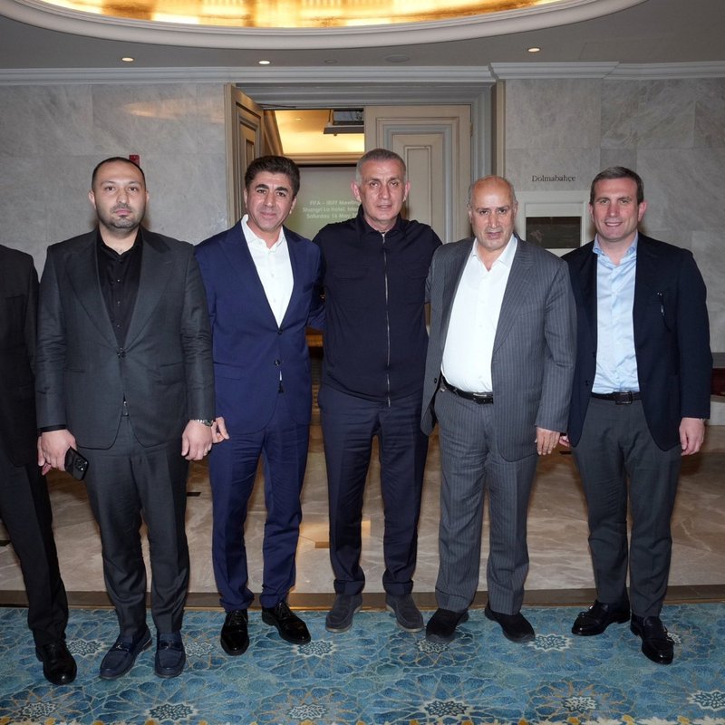 TFF Başkanı Hacıosmanoğlu, İran Futbol Federasyonu Başkanı Taj ile buluştu