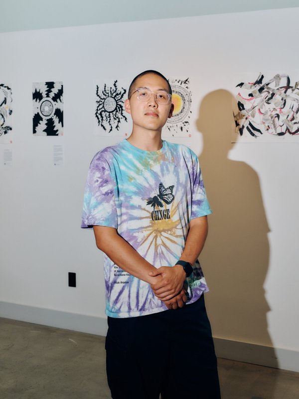 He made over $100,000 in tech. Five years later, he staged his first art show as a goodbye to NYC.