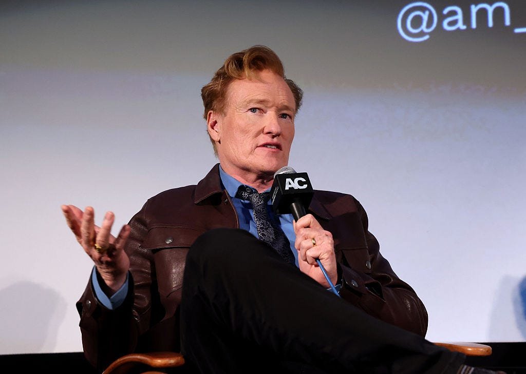 Conan O'Brien, 62, says overcoming career setbacks comes down to one mindset
