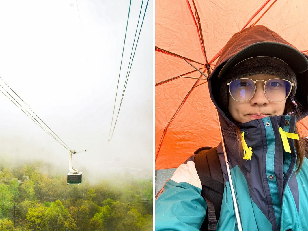 The highlight of my trip to the Great Smoky Mountains was finding an epic ride to my Airbnb while stranded in the rain
