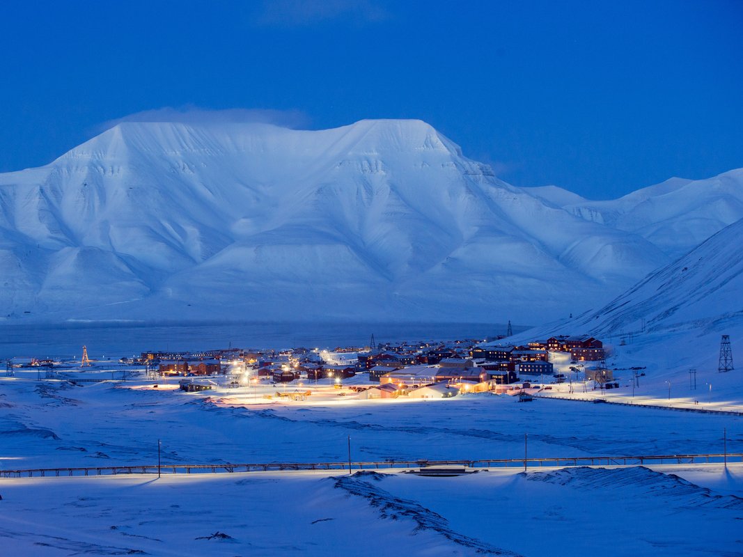 See what life is like in the world's northernmost town, where it's dark for 4 months a year and polar bears roam free