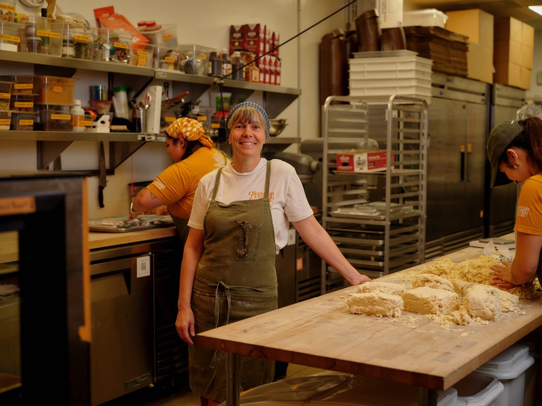 A bakery owner who wakes up at 12:48 am to start prepping croissants says her success comes from social capital and 'radical hospitality'