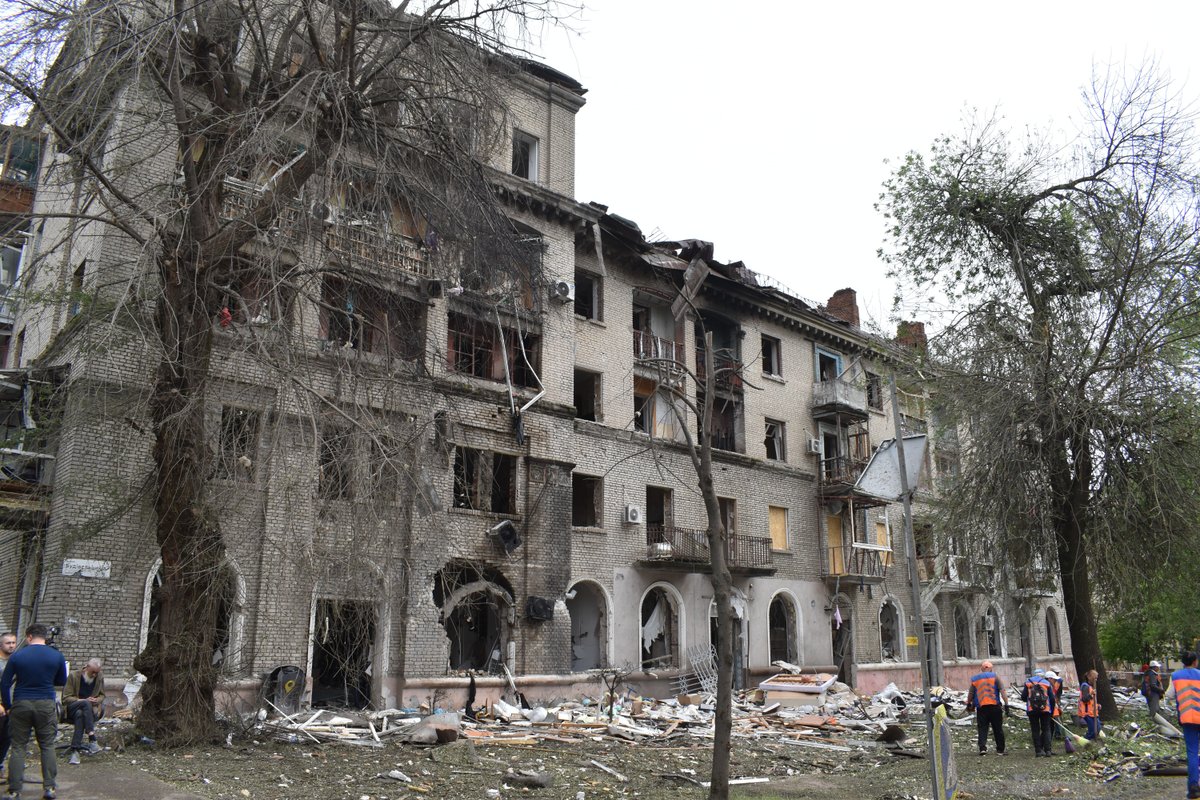 'Thank God I'm alive:' A Russian attack tore open this Ukrainian neighborhood, but residents quickly scrambled to pick up the pieces