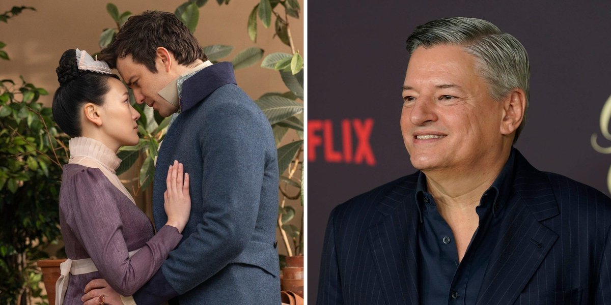 Netflix shares plunge after weak guidance and news that cofounder Reed Hastings will leave the board