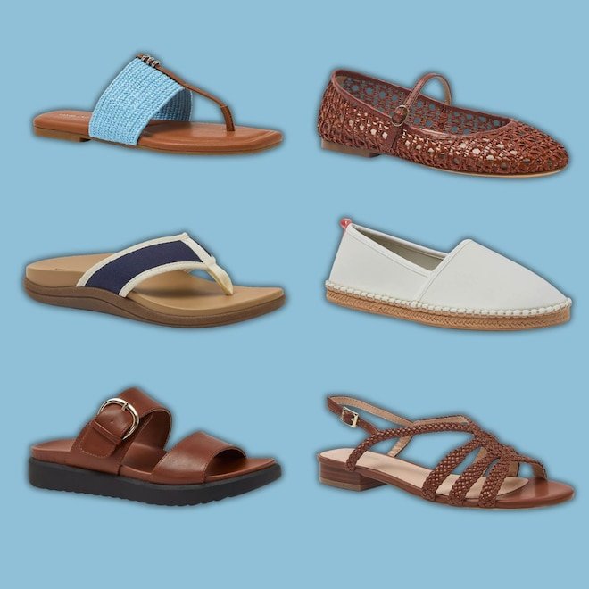 Lands’ End Memorial Day Shoe Sale: Beachy Sandals & Slides Under $50