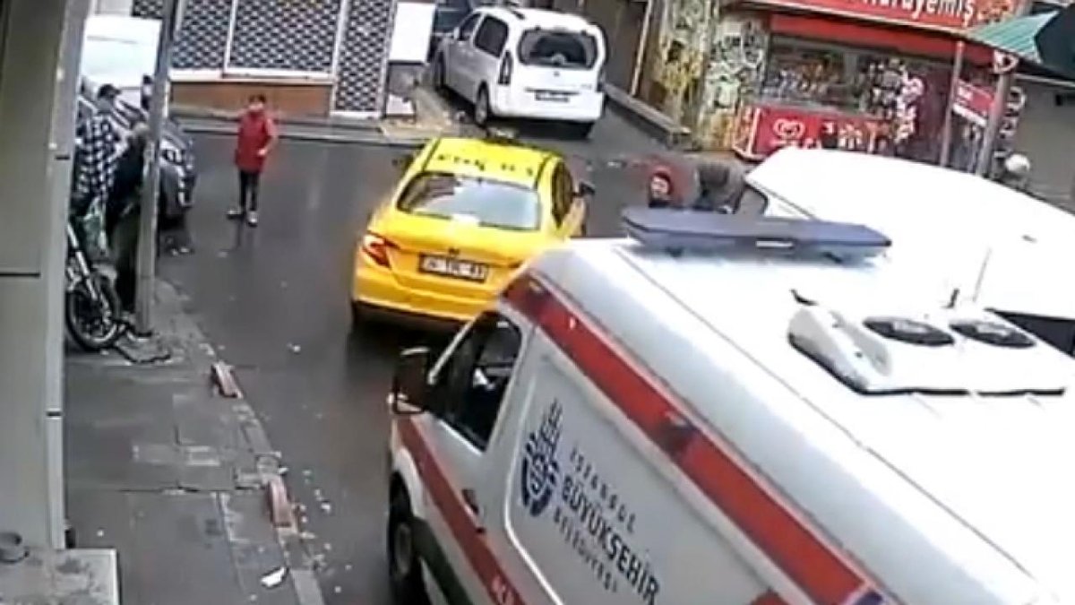 "Ambulansın geçişi için küçük bir düzenleme yapıldı"