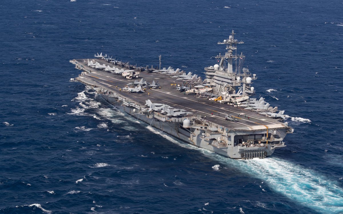 A new US carrier strike group has arrived in the Middle East as concerns swirl around USS Abraham Lincoln