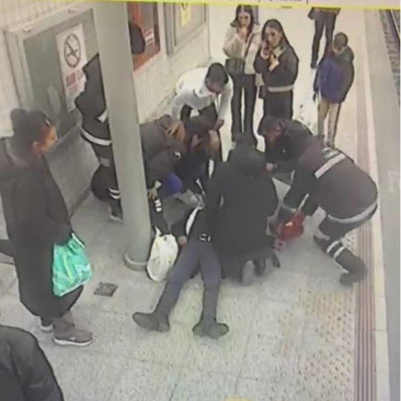 "Defibrilatörle yapılan müdahale, kişinin yaşamını kurtardı"