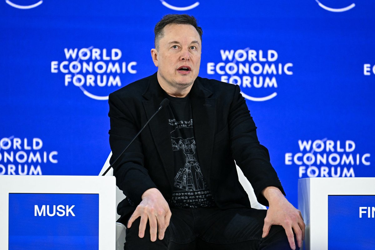 Elon Musk'ın Davos'taki beklenmedik katılımından elde ettiklerimiz: pek bir şey değil