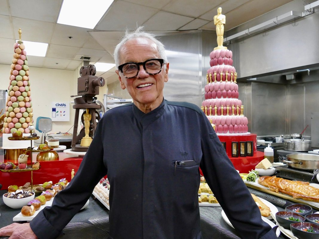 Wolfgang Puck feeds 1,700 stars after the Oscars.: He says the real challenge isn't the food.