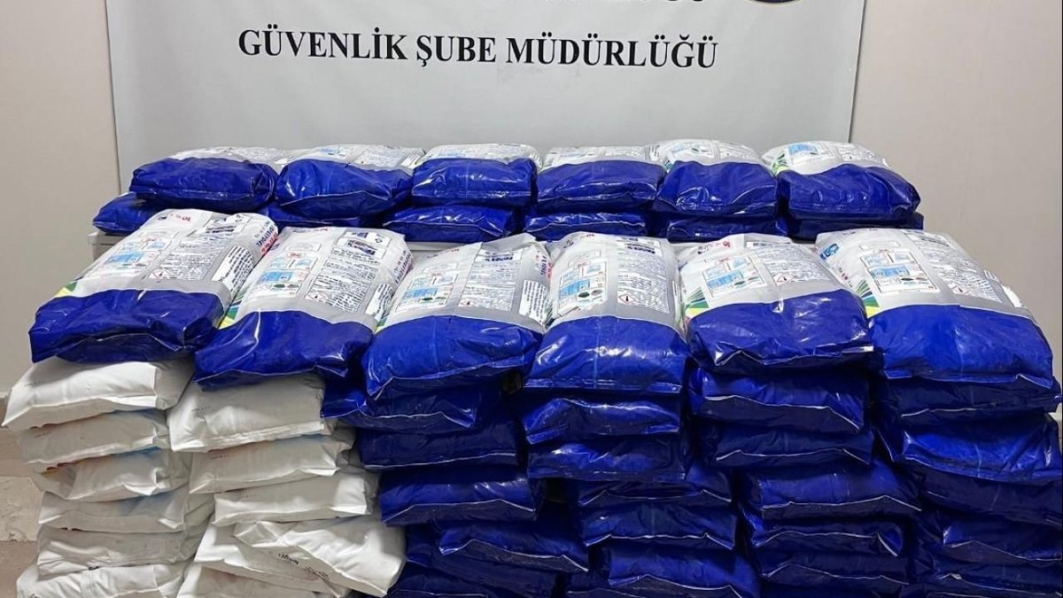 Samsun'da 1,1 ton sahte çamaşır deterjanı bulundu