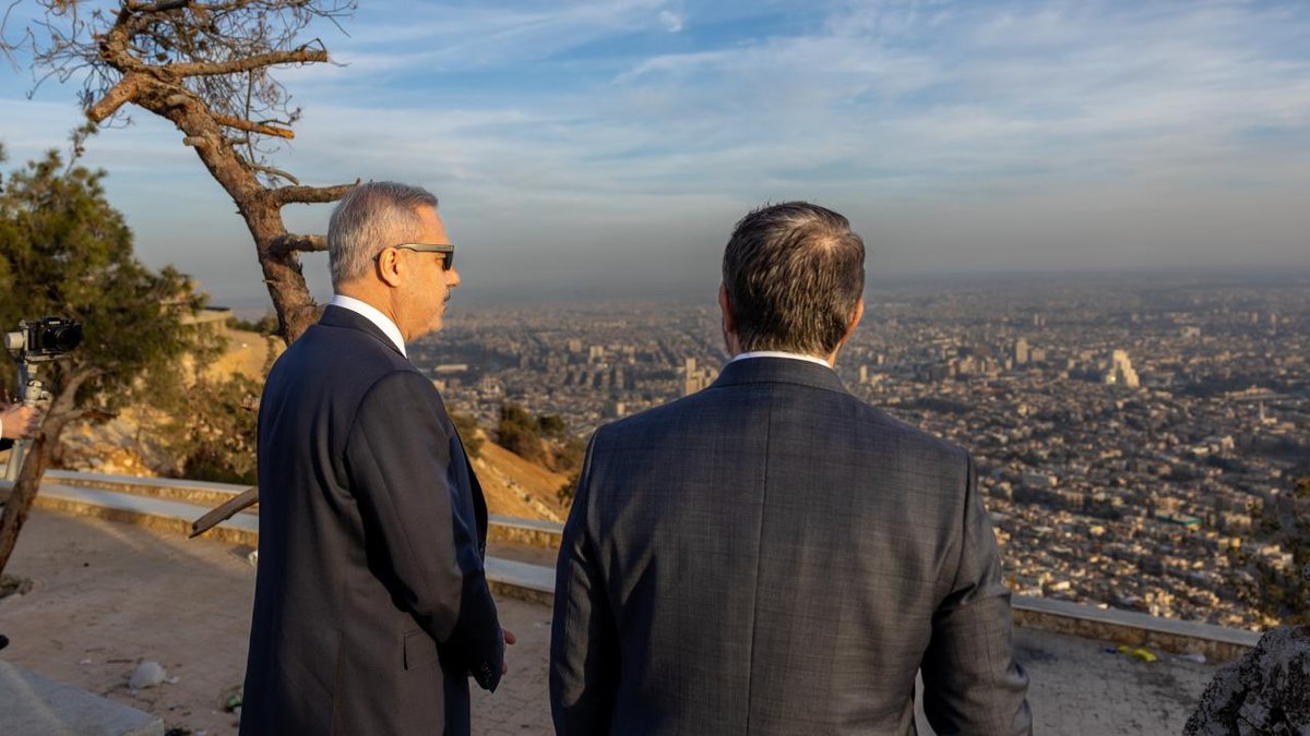 "Bakan Fidan, Kasyun Dağı'ndan Şam Manzarasını İzledi"