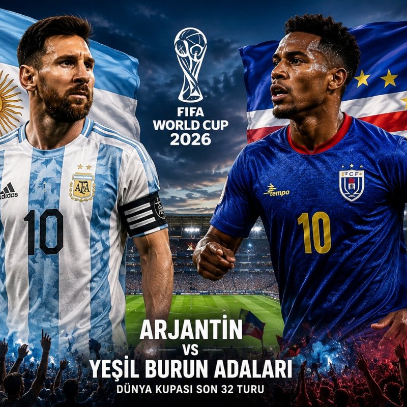 Arjantin - Yeşil Burun Adaları maçı hangi kanalda?