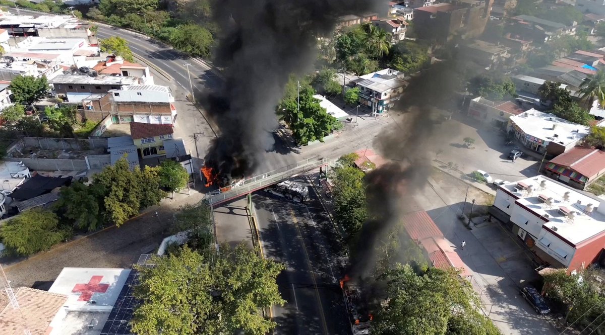 MAPPED: Mexico cartel violence forced dozens of flights to divert, including a pair of private jets