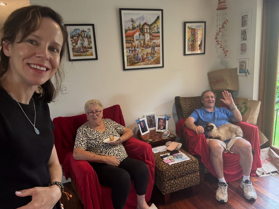 My family of 5 moved in with my parents. There are pros and cons,: but it's worth it for my kids to get more time with their grandparents.