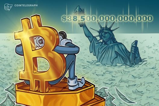 ABD ulusal borcu 38,5 trilyonu: aştı, Bitcoin kullanıcıları 'Genesis Günü'nü kutluyor