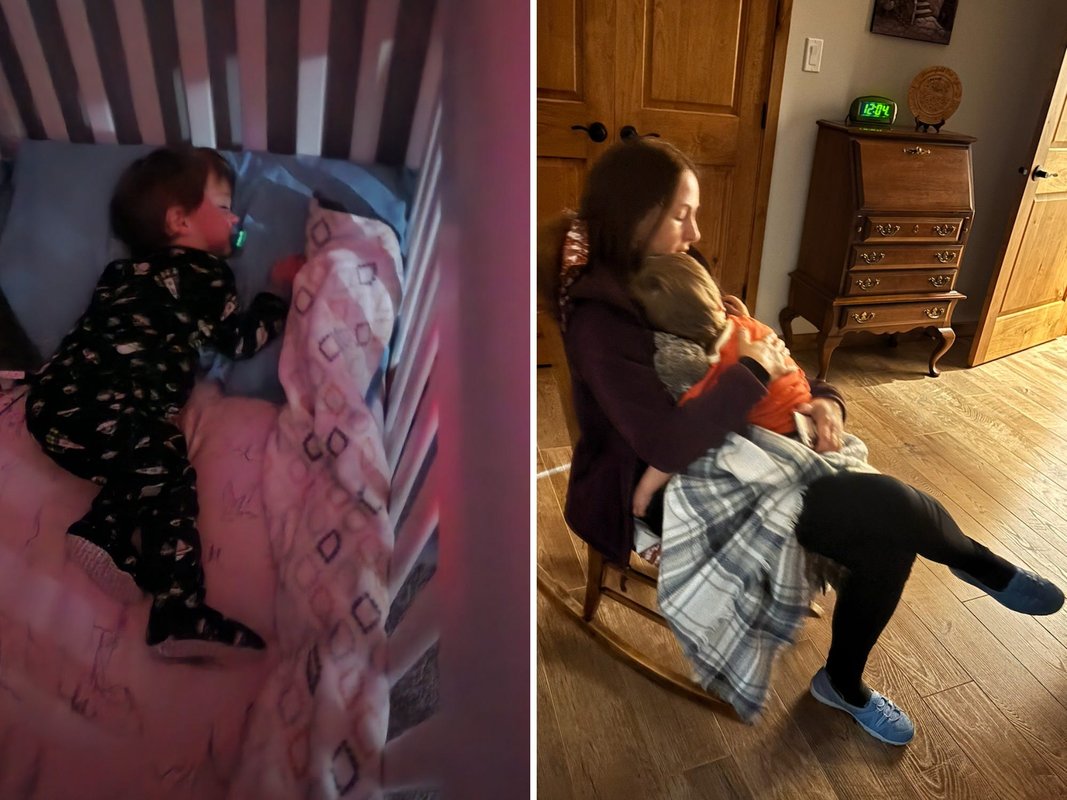 My grandkids fight bedtime with their parents. They fall asleep in: minutes for me, and I try not to be smug about it.