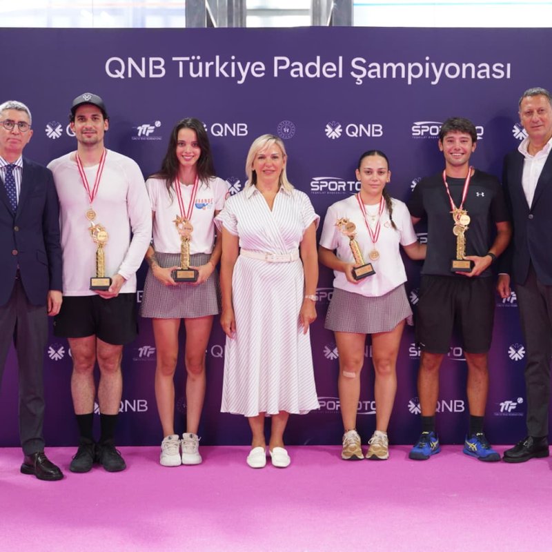 QNB Türkiye Padel Şampiyonası’nda kazananlar belli oldu