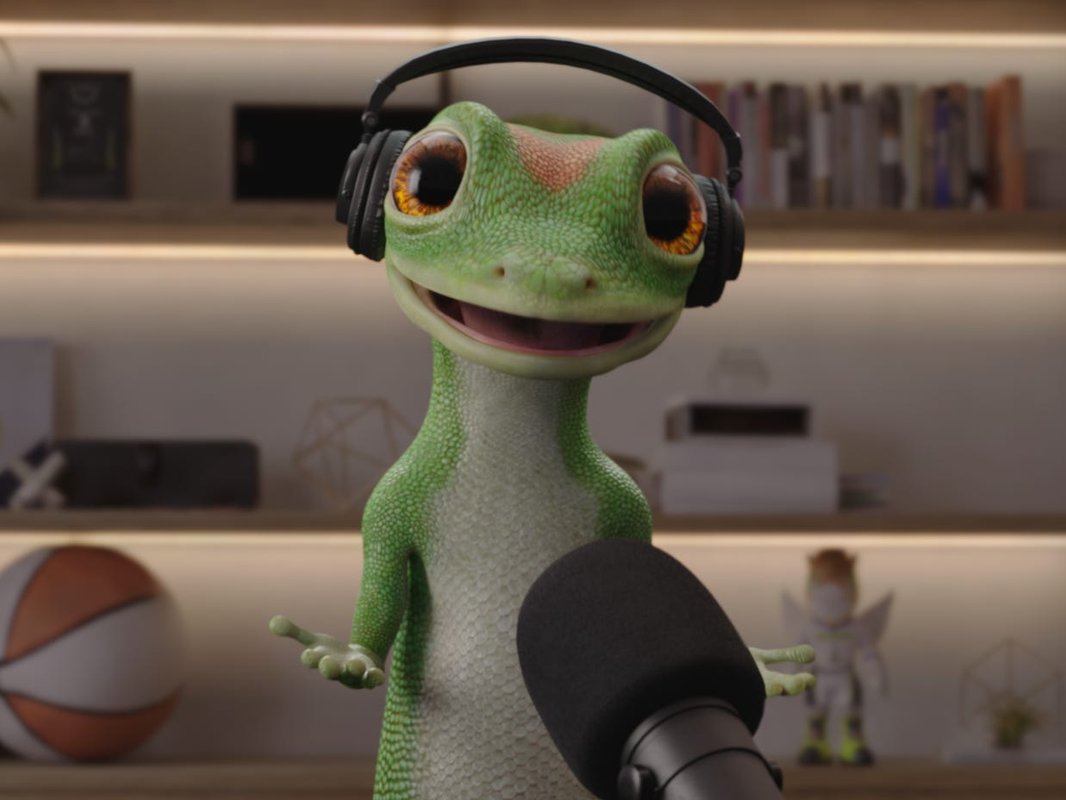 Geico's famous gecko is: getting an AI makeover