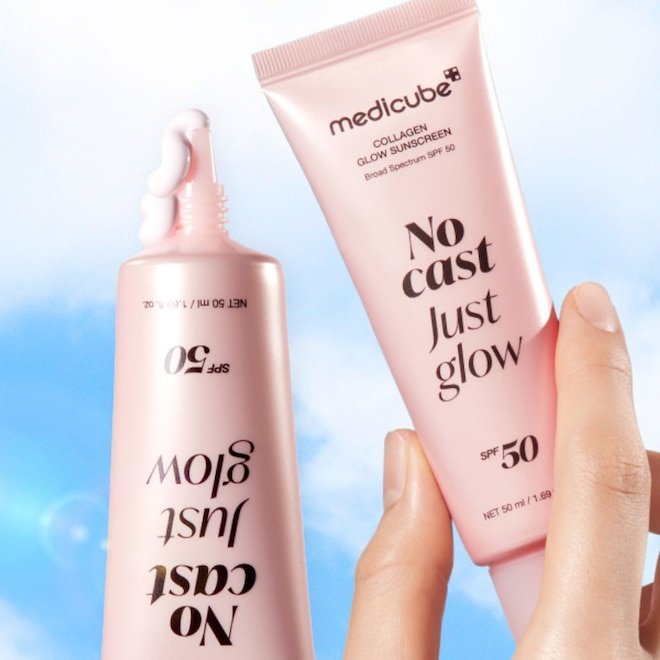 OMG, Medicube Dropped a No-Cast: Collagen Sunscreen You Need for Vacay