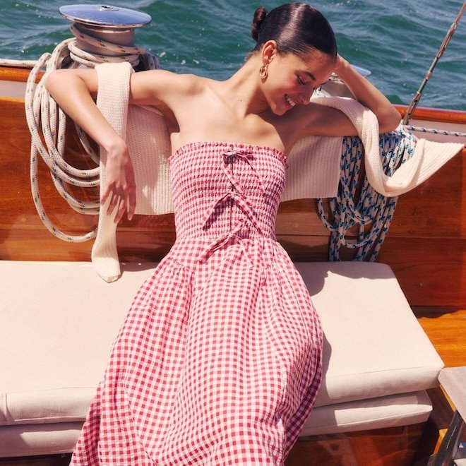 Celebrity Stylist Erin Walsh’s Secret To Making Gingham Look Chic