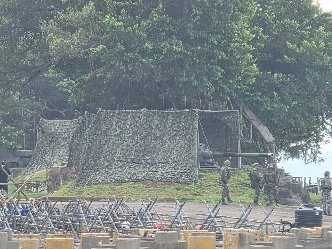 Taiwan is using Frankenstein-style tanks made with old Patton designs to guard the gateway to its capital