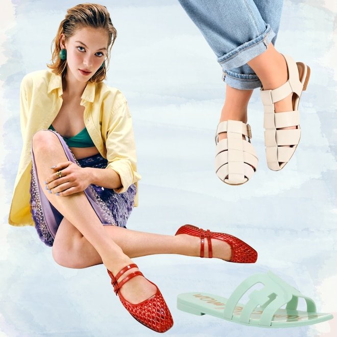 Airy Mesh Flats & Jelly Sandals up to 25% off at DSW for Memorial Day