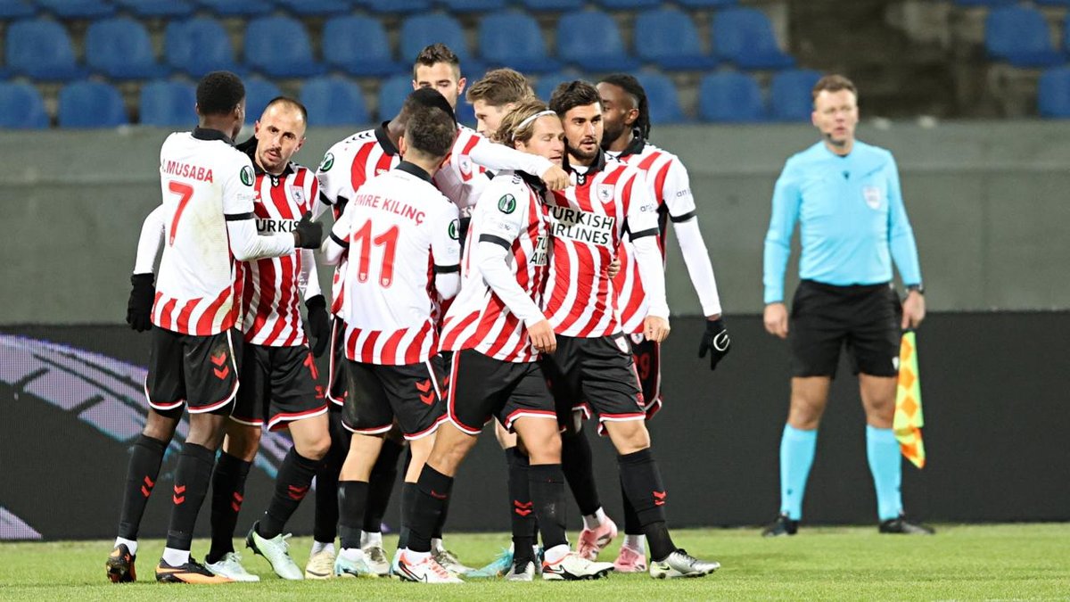 Samsunspor, UEFA Konferans Ligi'nde bir adım: ileri giderek playoff aşamasında mücadele edecek.