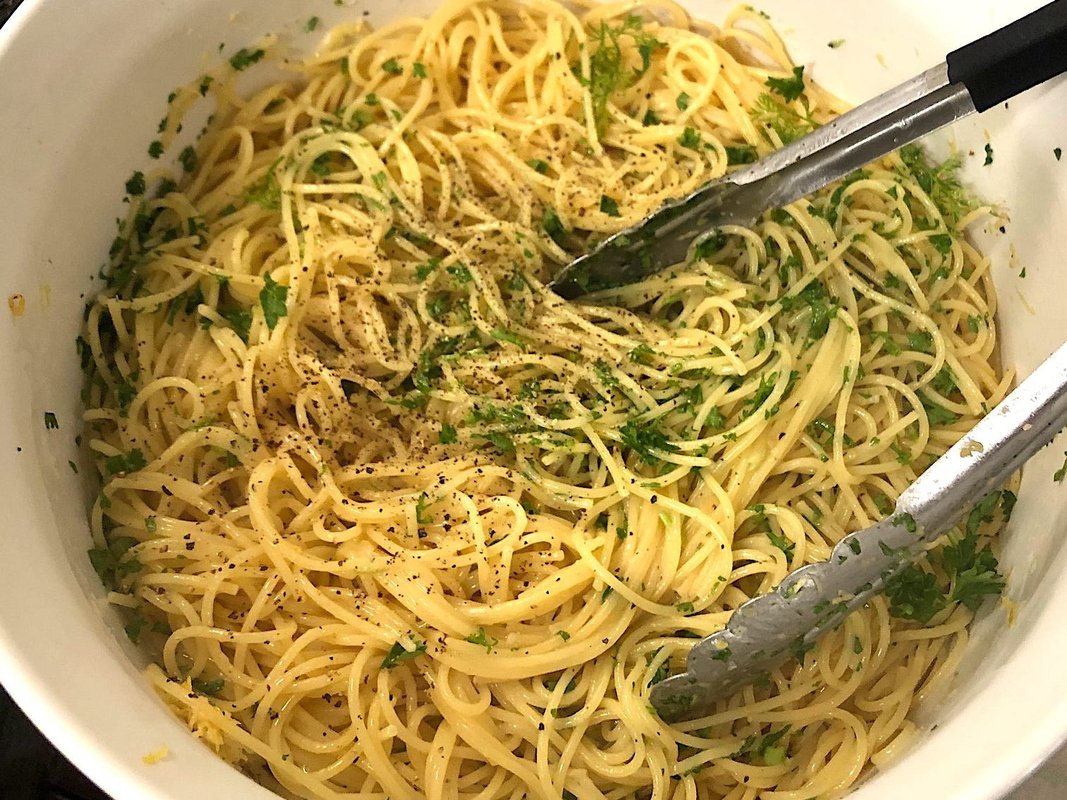 I made Ina Garten's 3-ingredient pasta,: and it was the easiest 10-minute dinner