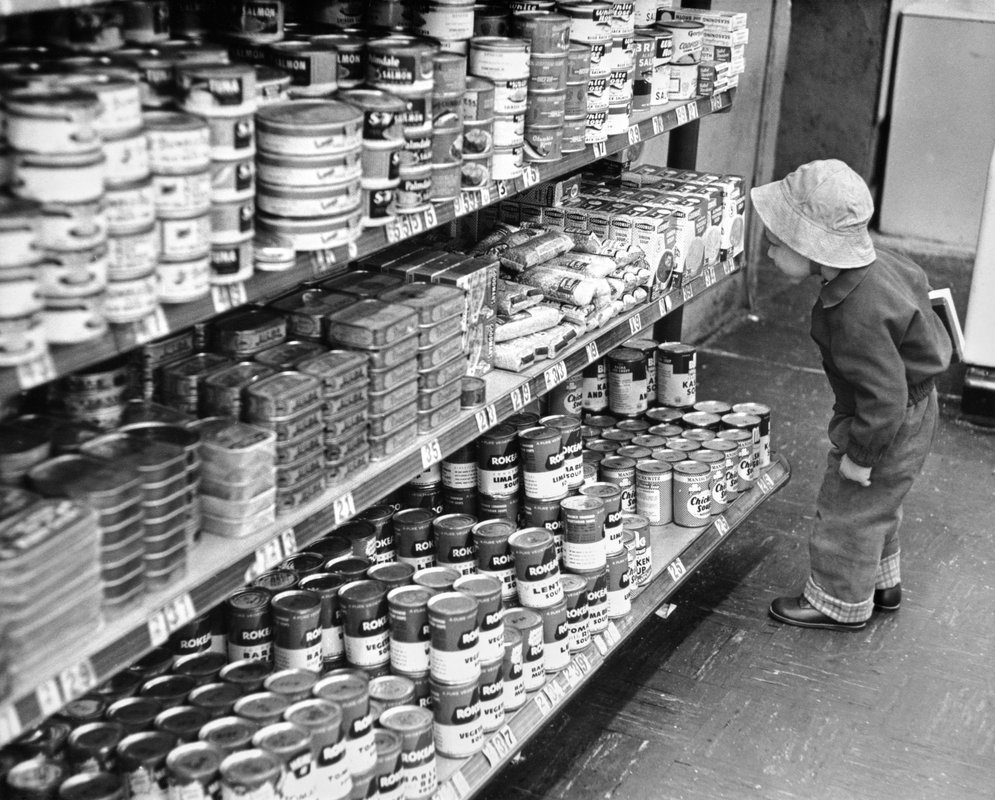 Photos of the first supermarkets show how grocery shopping has transformed over the last century