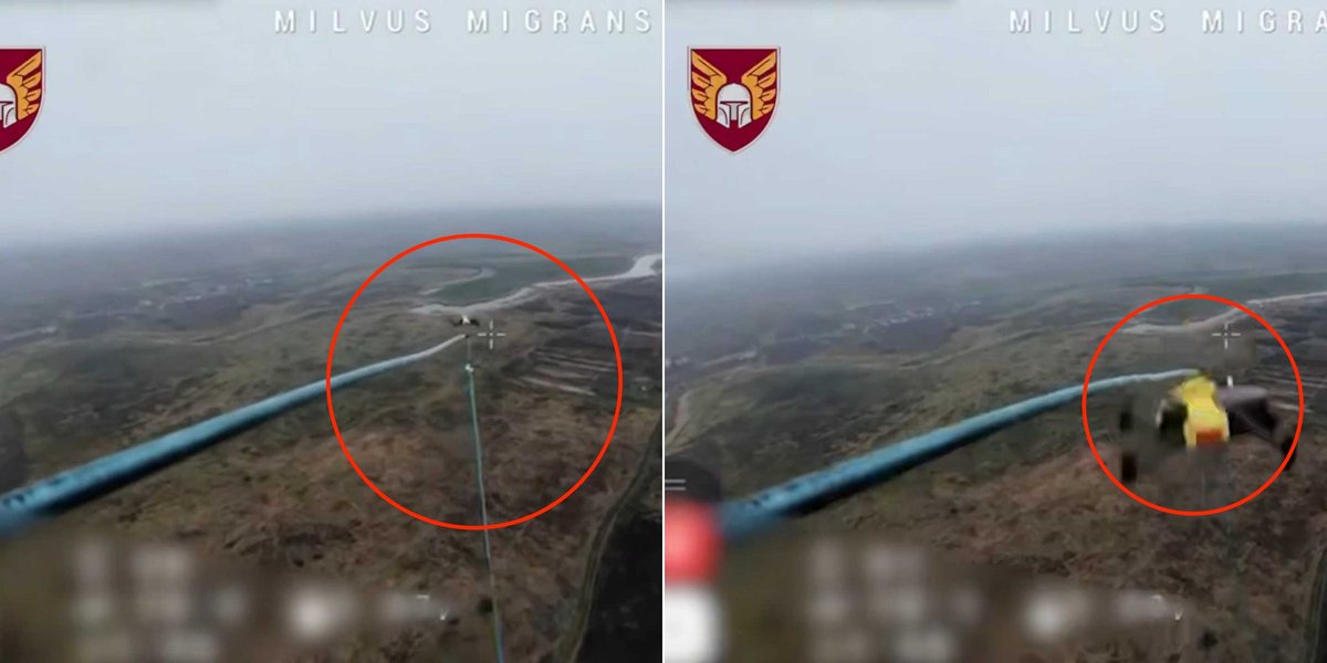 "Ukrayna'nın yeni hava aracı müdahale yöntemi, gökyüzünde balık oltasını andırıyor"