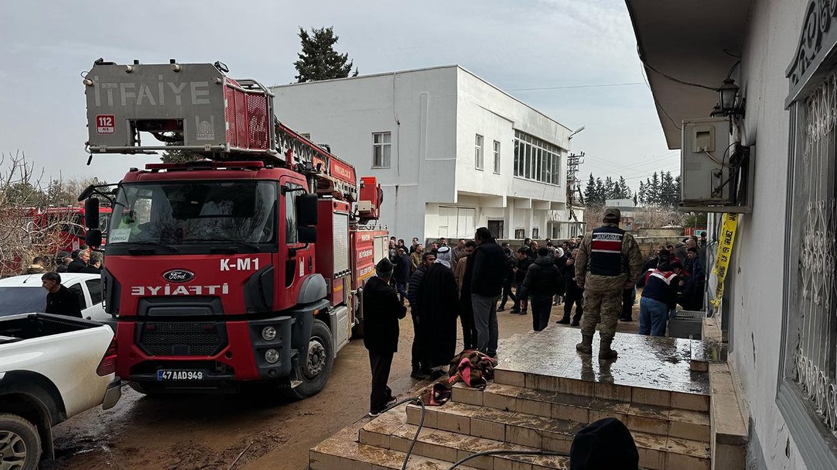 Mardin'de meydana gelen evdeki yangın, iki can kaybına yol açtı