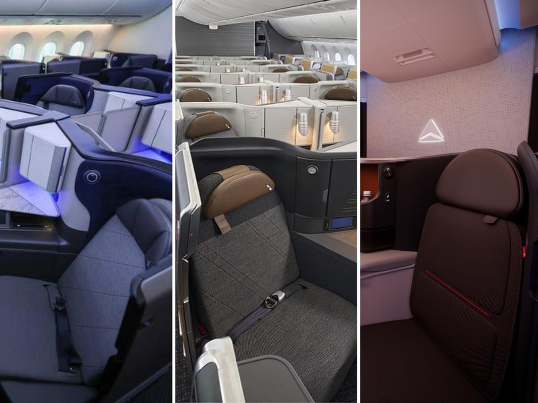 American, Delta, and United are in a business-class arms race for premium flyers. See how their newest suites compare.