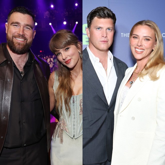 Travis Kelce & Colin Jost Bond Over Being "Less Famous" Than Partners