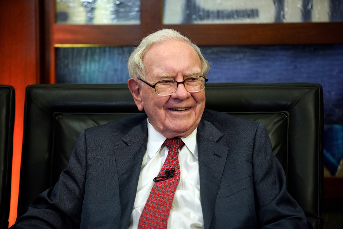 Warren Buffett's CEO days are over. He says he's still in: Berkshire's office 5 days a week, picking stocks and fielding offers.