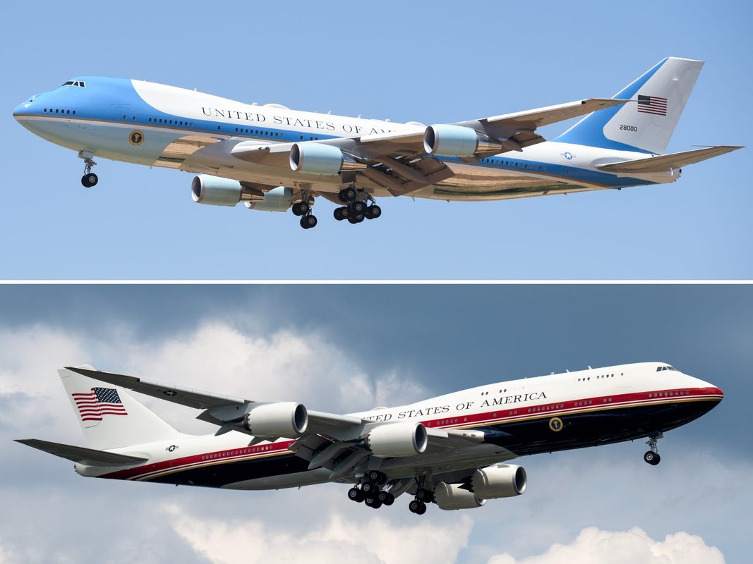 How Trump's new Air Force One, a luxury jet from Qatar, compares to the outgoing presidential plane