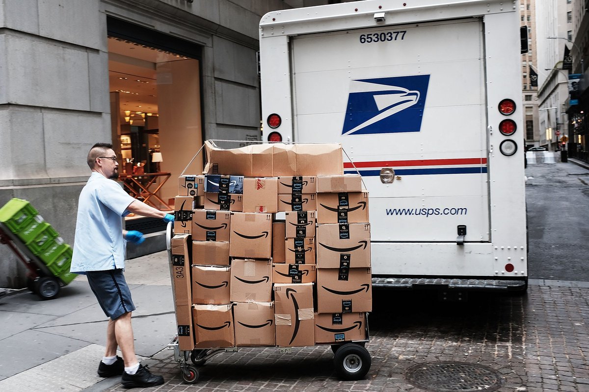 Amazon said USPS backed out at the 'eleventh hour' in contract negotiations to increase package volume