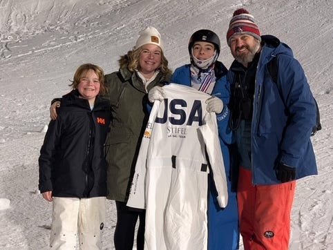 My 15-year-old is training for the 2034 Olympics. We are considering looking for financial sponsors for him.