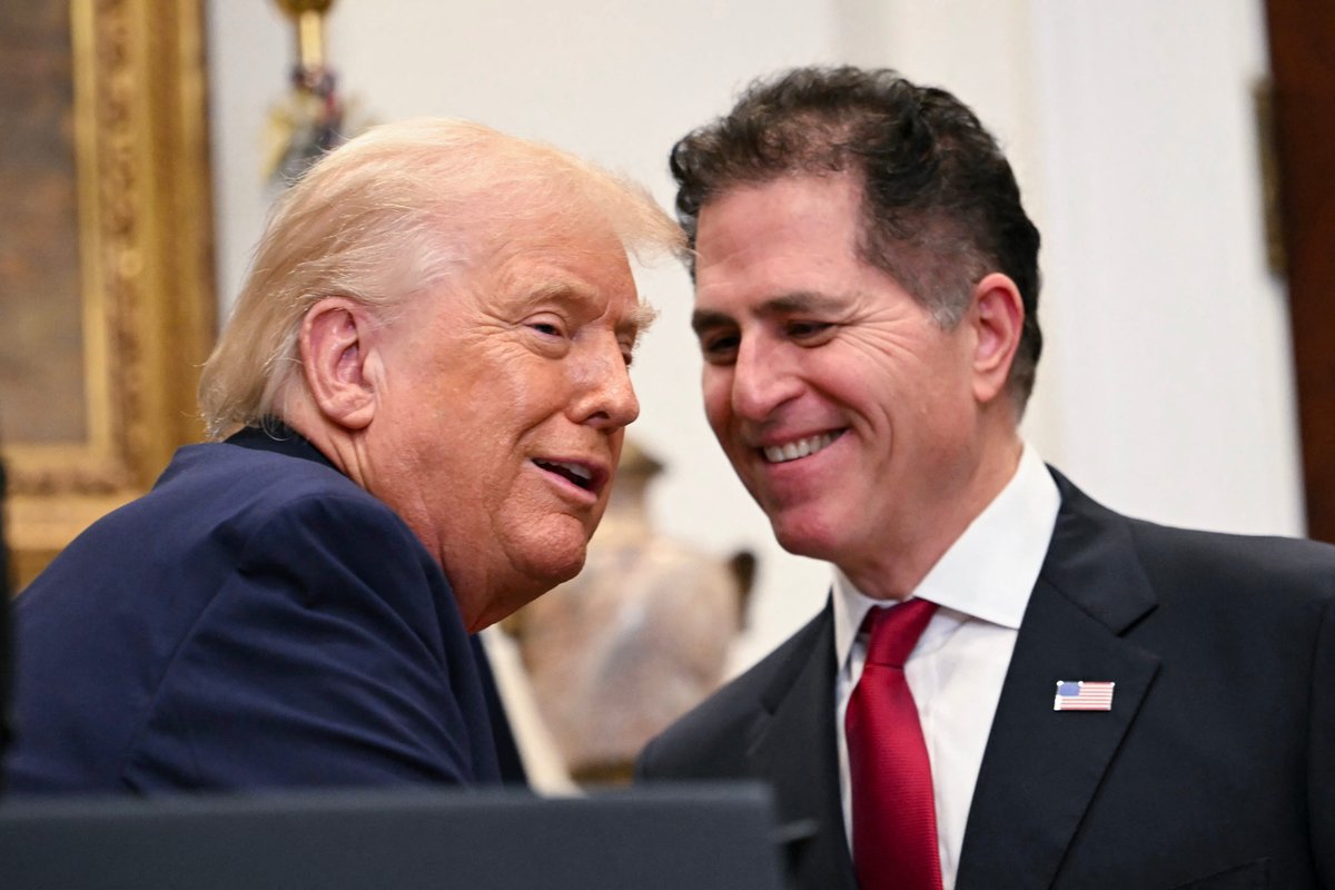 Trump hyped up Michael Dell again after his mega Trump account donation