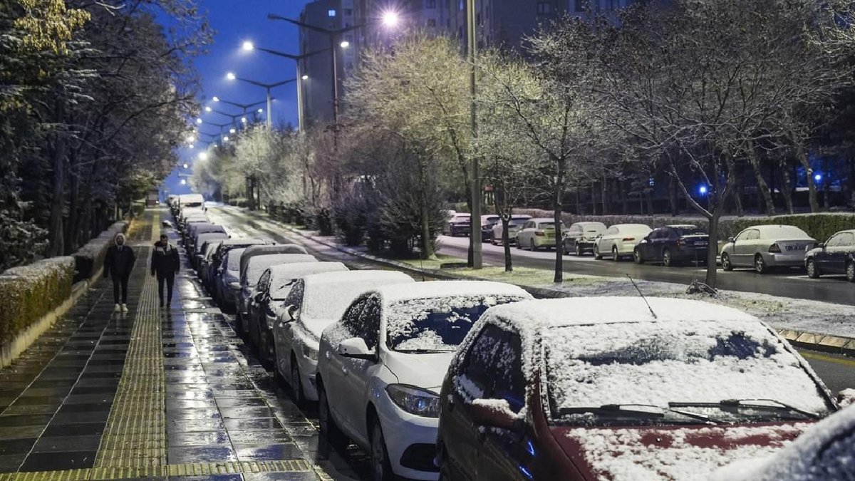 Ankara'nın yüksek bölgelerinde kar yağışı etkisini gösterdi