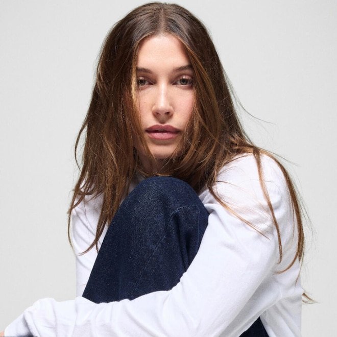 Hailey Bieber Brings Back Effortless '90s Style With Gap Denim Launch