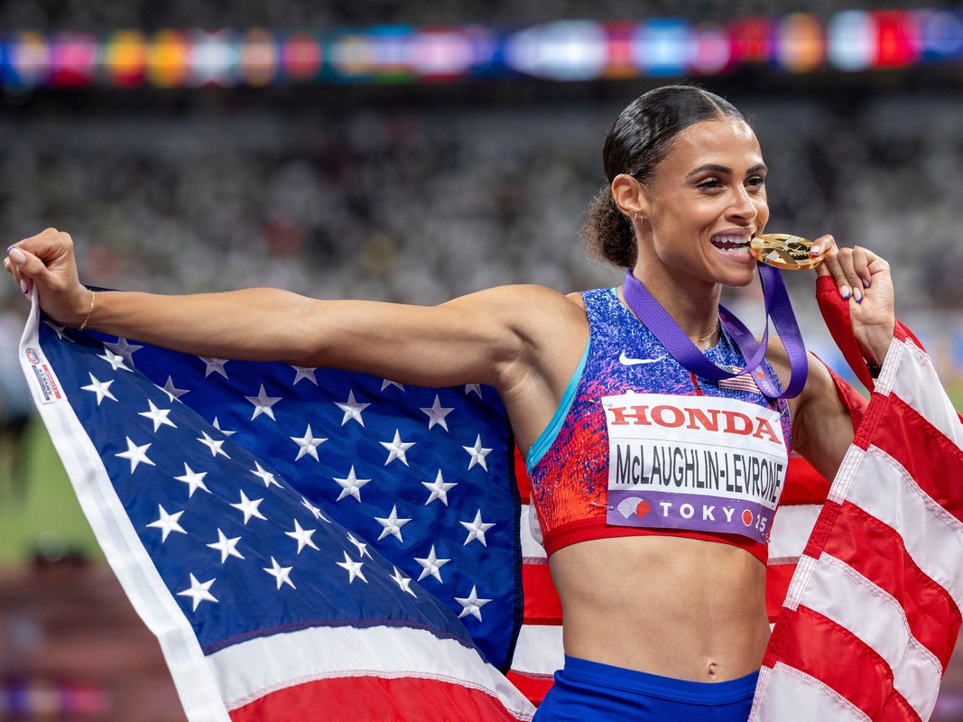 US Olympic gold medalist and world champion Sydney McLaughlin-Levrone: 'I hope to inspire my unborn child.'