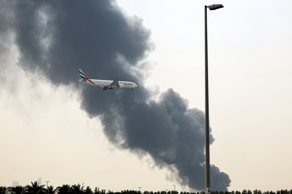 MAPPED: 65 planes were diverted as a drone strike caused flight chaos at Dubai Airport once again