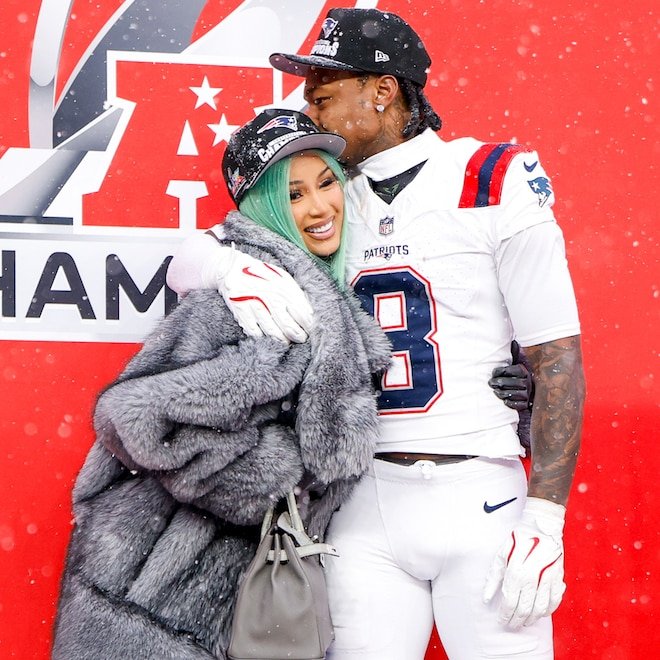 Cardi B, Stefon Diggs Look Extra: Cozy at Special Mother's Day Event